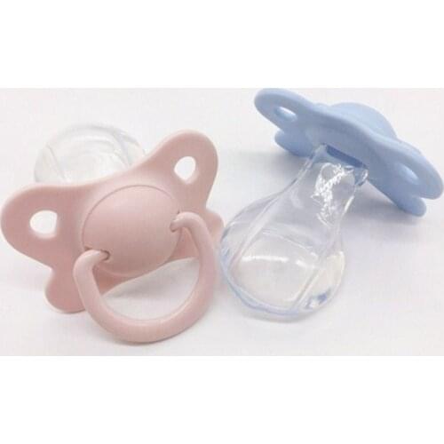 Adult Pacifier Wide-bore Butterfly Shaped Silicone Nipple
