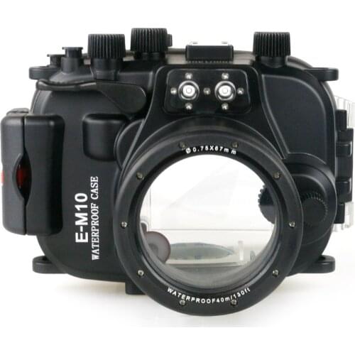 40m 130ft Waterproof Box Underwater Housing Camera Diving Case for Olympus EM10 E-M10 12-40mm lens Bag Case Cover