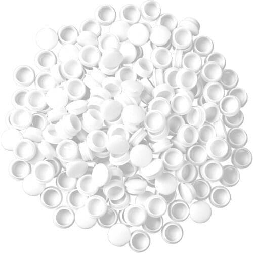 Flush Mount Plastic Hole Stoppers Press In Panel Plugs Furniture Decorative Holes Covers Chair Table Legs End Caps DIY Hole Plug