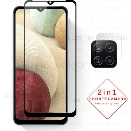 A12 cover tempered glass for samsung galaxy a12 a02 a02s a32 a42 a 12 42 32 full screen protectors film armor protection glasses