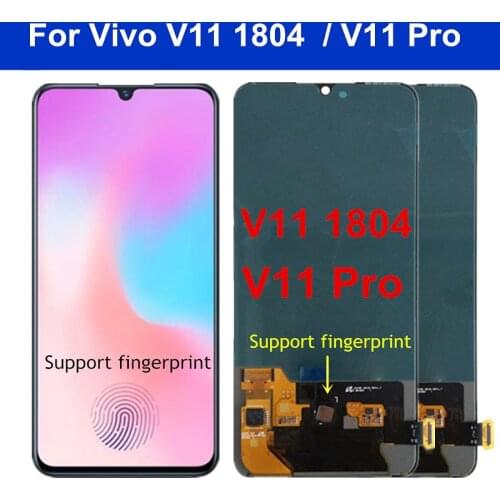 6.4 inch For Vivo V11 Pro LCD Display Touch Screen For vivo x21s V11 1804 Digitizer Assembly Replacement For Vivo V11 PRO LCD
