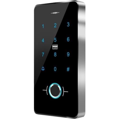 13.56MHZ ABS case Door gate access system Outdoor IP68 Waterproof Fingerprint Access Control Keypad RFID Keyboard Touch Panel