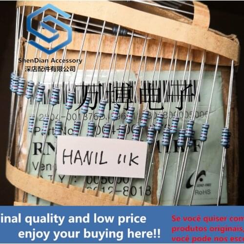 20pcs only orginal new HF resistor HANIL resistor Korea 1/4W 0.25W 11K 11000 Euro
