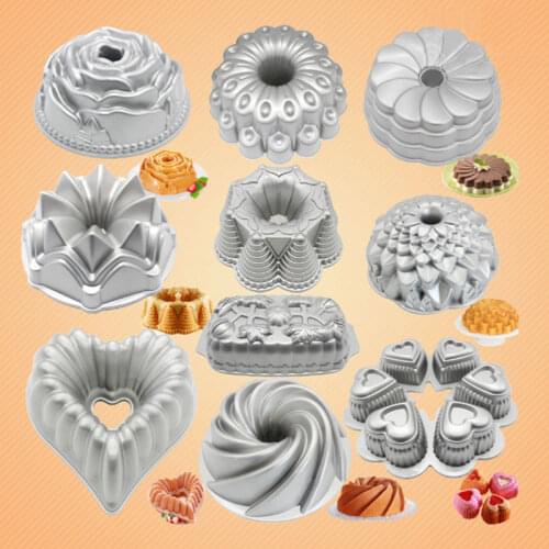 Custom Nordic Ware Pro Cast Castle Bundt Pans Baking Aluminium