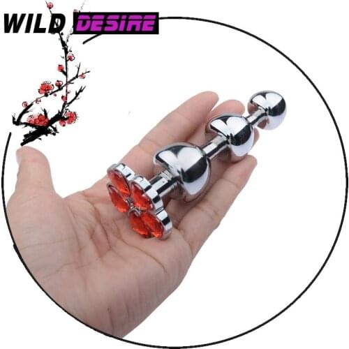 New Anal Plug Booty Beads Gem Butt Plug Anal Massager Spiral Beads Stimulation Anal Plug Anus Sex Toy 18+ Couples Adult Product