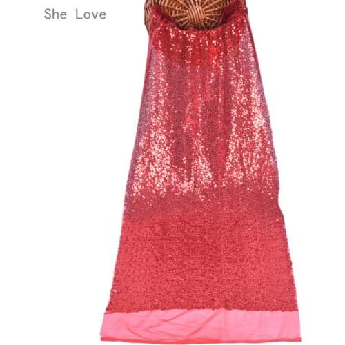 Chzimade 3mm Sequin Fabric Sewing Cloth Garments DIY Handmade Materials Craft Making Accessories