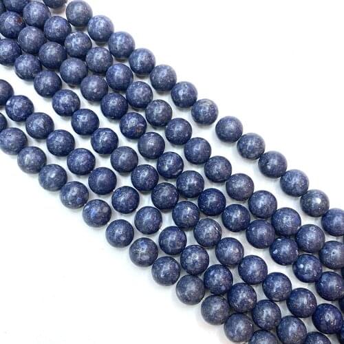 Natural Stone Artificial Coral Stone Beads Round Loosely Spaced Beads Used for Jewelry Making DIY Bracelet Jewelry Accessories
