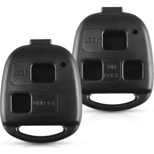 Remote Car Key Shell Case For Toyota Land Cruiser YARIS CAMRY RAV4 Corolla PRADO For Lexus RX300 ES300 LS400 GX460 2 3 Buttons