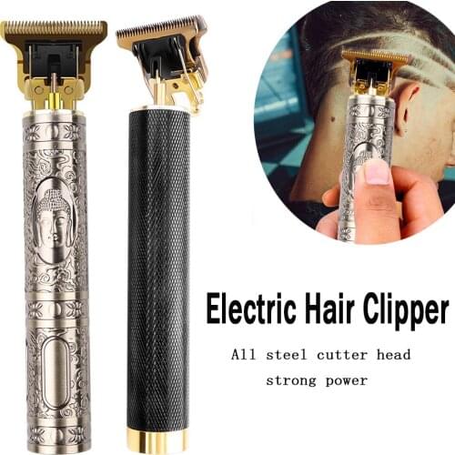 Men Cordless Hair Clipper Barber Professional Electric Hair Cutting Machine Beard Shaving Hair Trimmer Styling Kit Dropship
