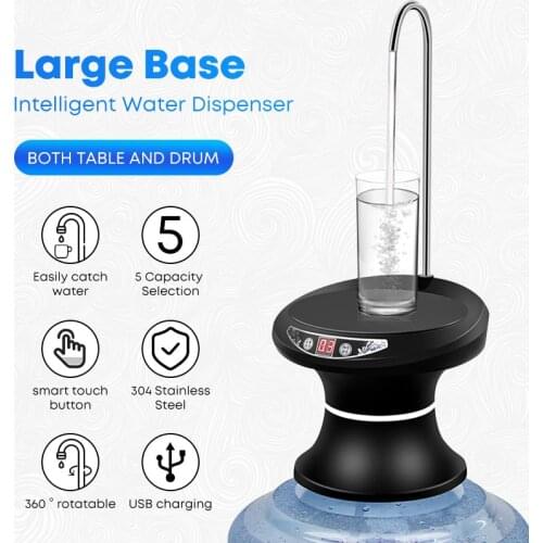 USB Charge Electric Water Dispenser Pump Smart Water Pump for Bottle Portable Electric Water Bottle Switch Water Treatment