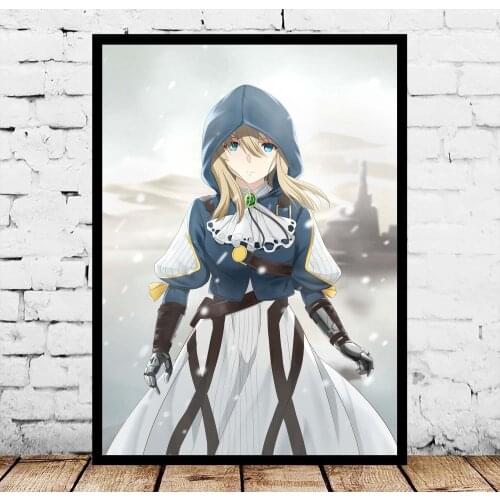 Violet Evergarden Japanese Anime Posters Silk Art Painting Wall Art No Frame