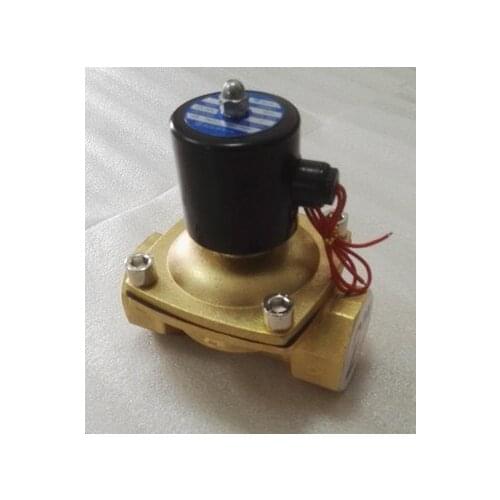 220-240V 2"gas solenoid valve normally closed and open for power on brass valve solenoid,burner solenoid valve