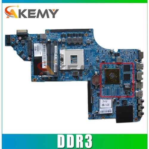 LAPTOP MOTHERBOARD 659998-001 for HP DV6 DV6-6000 main board 641487-001 659147-001 HPMH-41-AB6200-D00G DDR3 full tested
