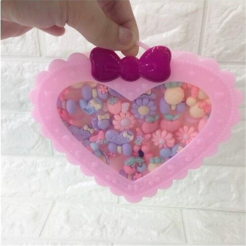 Lovely Mixed Plastic Cartoon Girls Princess Children/Kids Baby Rings With Display Box Beauty Fashion Birthday Party Gift