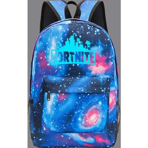 Fortnite Backpack Travel Luminous Women Men Backpack Casual Female Male Large Capacity School Bags Boys Girls Laptop Mochilas