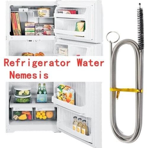 Refrigerator Drain Hole Cleaning Brush Household Convenient Cleaning Tool Refrigerator Hole Cleaning Brush Refrigerator Hole