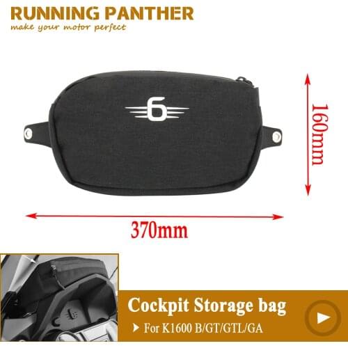 Cockpit bag Storage bag For BMW K1600B K1600GT K1600GTL K1600 Grand America Motorcycle head bag Storage bag K1600B K1600GT