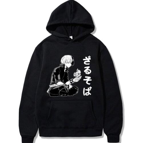 Japanese Anime My Hero Academia Hoodies 2020 Winter Japan Style Shoto Todorok Sweatshirts Streetwear for Women/men