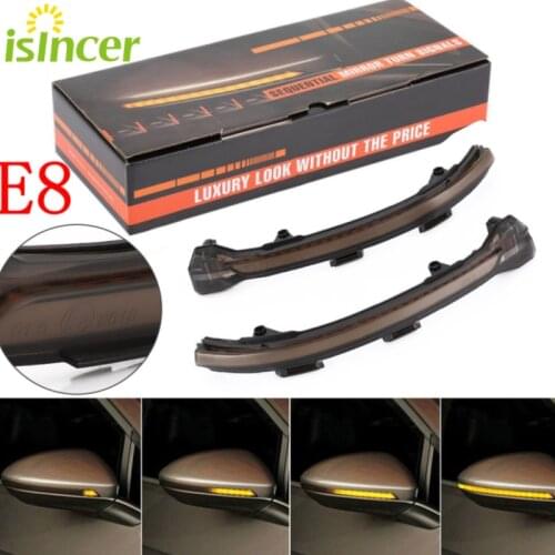 2 pieces Side Mirror indicator dynamic blinker LED Turn Signal Light For VW Golf 7 MK7 7.5 GTI R Sportsvan Touran L II