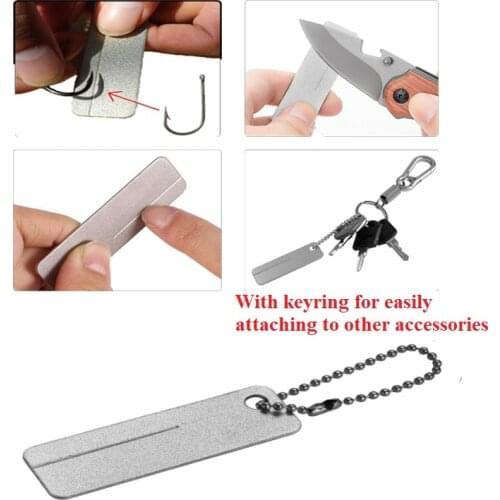 Outdoor Camping Fishing Hook Sharpener Accessories Mini Kitchen Sharpener Kitchen Tool Creative Butterfly Camping Sharpener