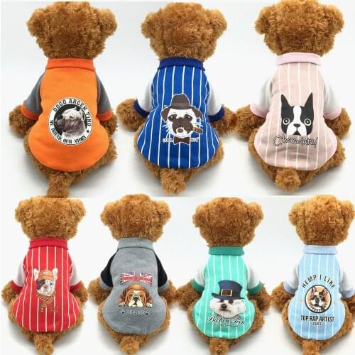 ULTRASOUND PET Dog Clothes Cat Coat Jacket Teddy Chihuahua Bulldog Clothes Small Dogs Two Legs Puppy Leisure Style Size S-XXL