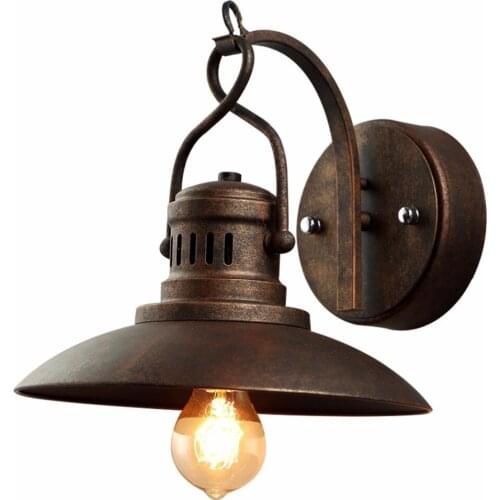 Vintage Industrial Wall Lamp Retro Loft E27 Wall Light Lamparas De Pared Stair Bathroom Iron Edison Wall Sconce Luminaria