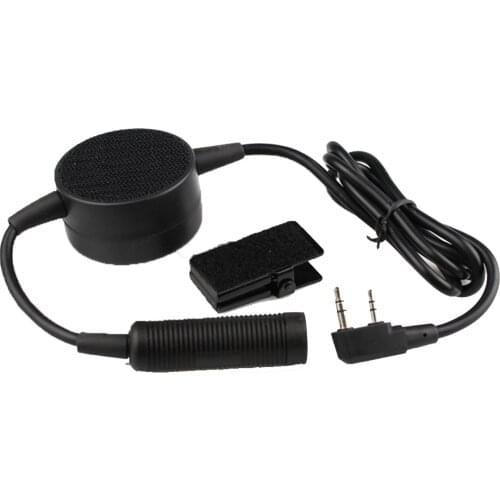 Waterproof Big PTT Cable For Z Tactical Headset ComtacII H50 SORDIN H60 HD03 Earpiece For Kenwood Baofeng UV-5R TK3160, TK-3170