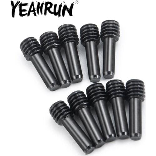 YEAHRUN 10Pcs Remote Control Toys Drive Shaft M4 12mm CNC Machine Screws for Axial SCX10 1/10 RC Crawler Car Parts