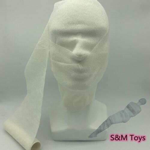 Funny Slave Role Play Body Bondage Rope of White Breathable Mesh for Men Women Fetish Bdsm Blindfold Sex Toys Adult Game Product