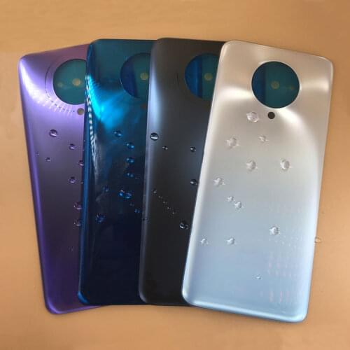 100% Original 6.67" Battery Cover For Xiaomi Poco F2 Pro Back Cover Battery Door glass back Housing with logo Adhesive