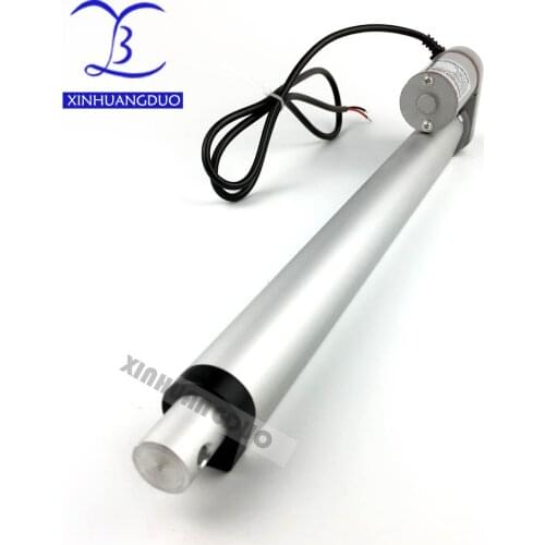 12V 24V 800mm/31.5inch stroke 900N /198LBS micro linear actuator electric linear actuator TV lift high speed dc motor