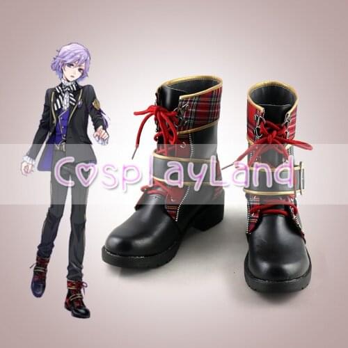 Twisted Wonderland Villains Academy Adventure Game Village of Harvest Pomefiore Student Cosplay Shoes Boots Men Shoes