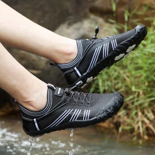 Men Women Water Aqua Shoes Five Fingers Sock Swimming Sneakers Barefoot Beach Hiking Shoes Breathable Quick Dry Wading Shoes