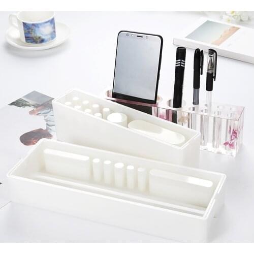 Handmade Crystal Silicone Clay Mould DIY Multi-funcational Mould Succulent Plants Pot Clay Pot Mold Pen Holder Mould