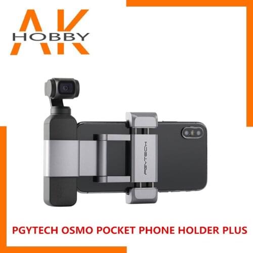 PGYTECH PGY Osmo Pocket Phone Holder Plus Mount Bracket for DJI Osmo pocket Gimbal Camera