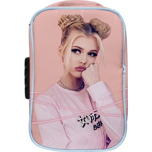Loren Gray Oxford cloth 3D printing Deodorant Tobacco Bag Storage Bag Cosmetic Bag