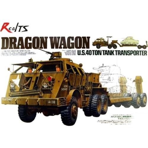 RealTS TAMIYA MODEL 35230 U.S. 40 ton tank transporter dragon wagon
