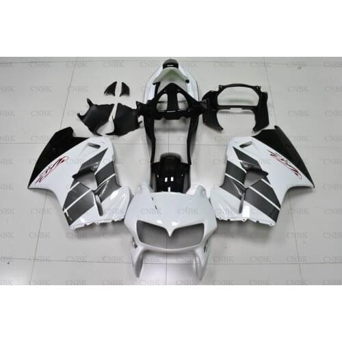 For VFR 800 1998 - 2001 Fairings VFR800 2001 Black White Body Kits VFR 800 1999 Fairings Unpainted