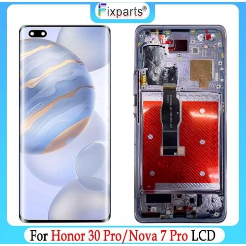 Original NEW for Huawei Honor 30 Pro LCD Touch Screen Digitizer Assembly 6.57" For Huawei Nova 7 Pro LCD Display EBG-AN00 LCD