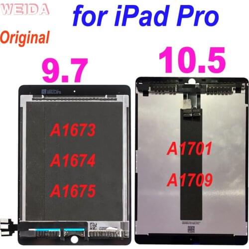Original LCD for iPad Pro 10.5 A1701 A1709 LCD Display Touch Screen Digitizer Assembly for iPad Pro 9.7 2016 A1673 A1674 A1675