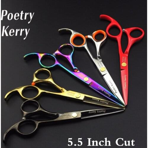 5.5 inch Hair Barber dressing Scissors Hair Cutting Scissors Set Barber Shears High Quality Salon multiple colour FZ