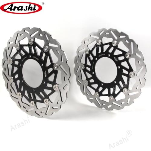 ARASHI CNC Front Brake Discs Brake Rotors For SUZUKI GSX-R 1000 R / ABS 1000 2017 2018 2019 GSXR1000R GSXR-R1000 GSXR1000R