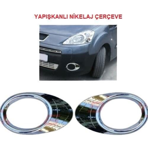 FRONT BUMPER FOG HEADLIGHT BEZEL NİKELAJI TOOL PARTNER-BERLINGO 2009-2013 YAPIŞANLI