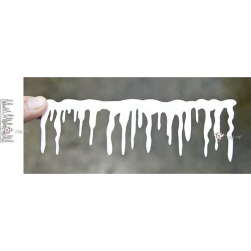 Mmao Crafts Metal Steel Cutting Dies New Icicle edge decoration Stencil For DIY Scrapbooking Paper/photo Cards Embossing Dies