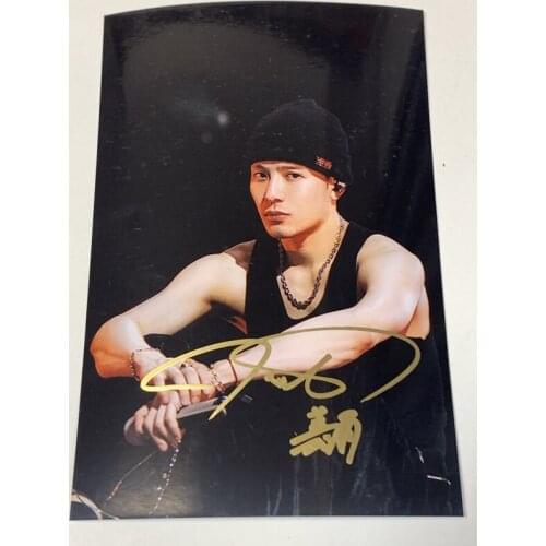 Hand signed GOT7 Jackson Wang autographed photo 4*6 K-POP 042021