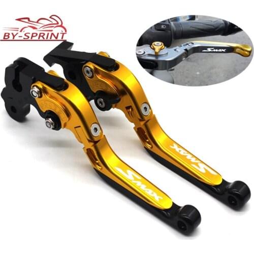 Motorcycle Brake Clutch Levers CNC Adjustable Folding Extendable Accessories For YAMAHA SMAX155 SMAX 155 2016 2017 2018