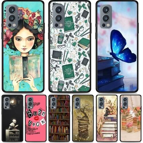 I Love Reading Books Silicone Cover For OnePlus Nord CE 2 N10 N100 9 9R 8T 7T 6T 5T 8 7 6 Plus Pro Phone Case Shell