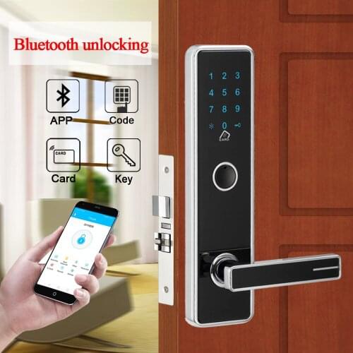 Smart APP WIFI Bluetooth Door Lock Security Electronic Touch Screen Combination Lock,Digital Code Keypad Deadbolt For Apartment
