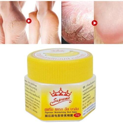 Thailand Banana Foot Care Balm Moisturizing Heel Prevent Dry Crack Skin Cream Ointment Crack Relief Feet Whitening Smooth Health
