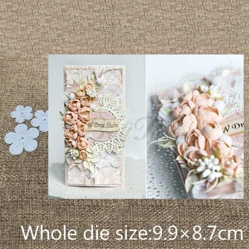 XLDesign Craft Metal Cutting Dies cut die 3pcs flowers decoration Scrapbooking Album Paper DIY Card Craft Embossing Die Cuts